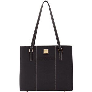 Dooney & Bourke Saffiano Charlotte Black Purse Tote Bag Women’s Handbag